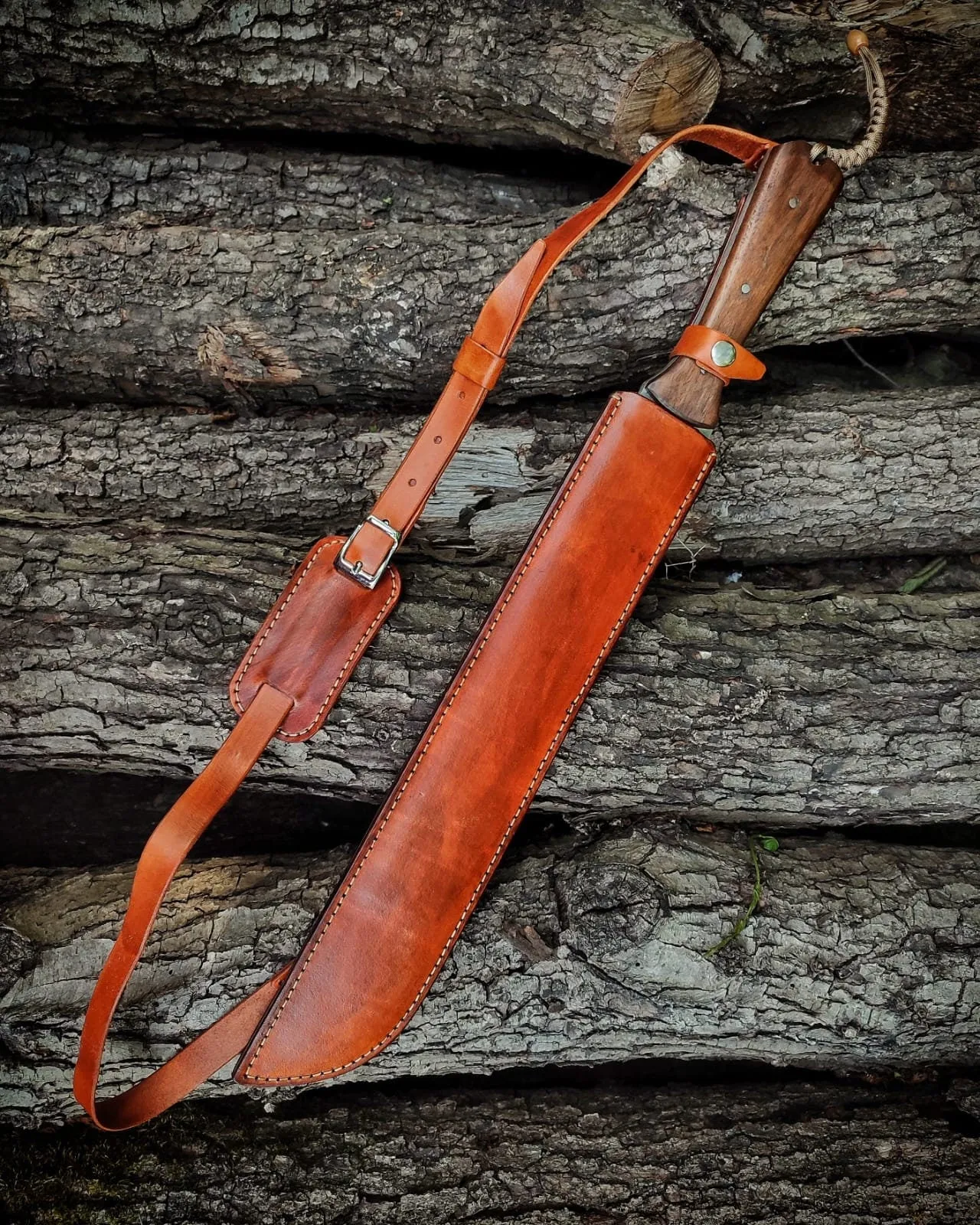 Sling Premium selection Forest Leather Sheath Handmade Back Knife and Price drop with