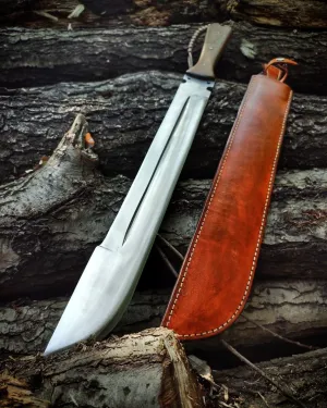 Sling Premium selection Forest Leather Sheath Handmade Back Knife and Price drop with
