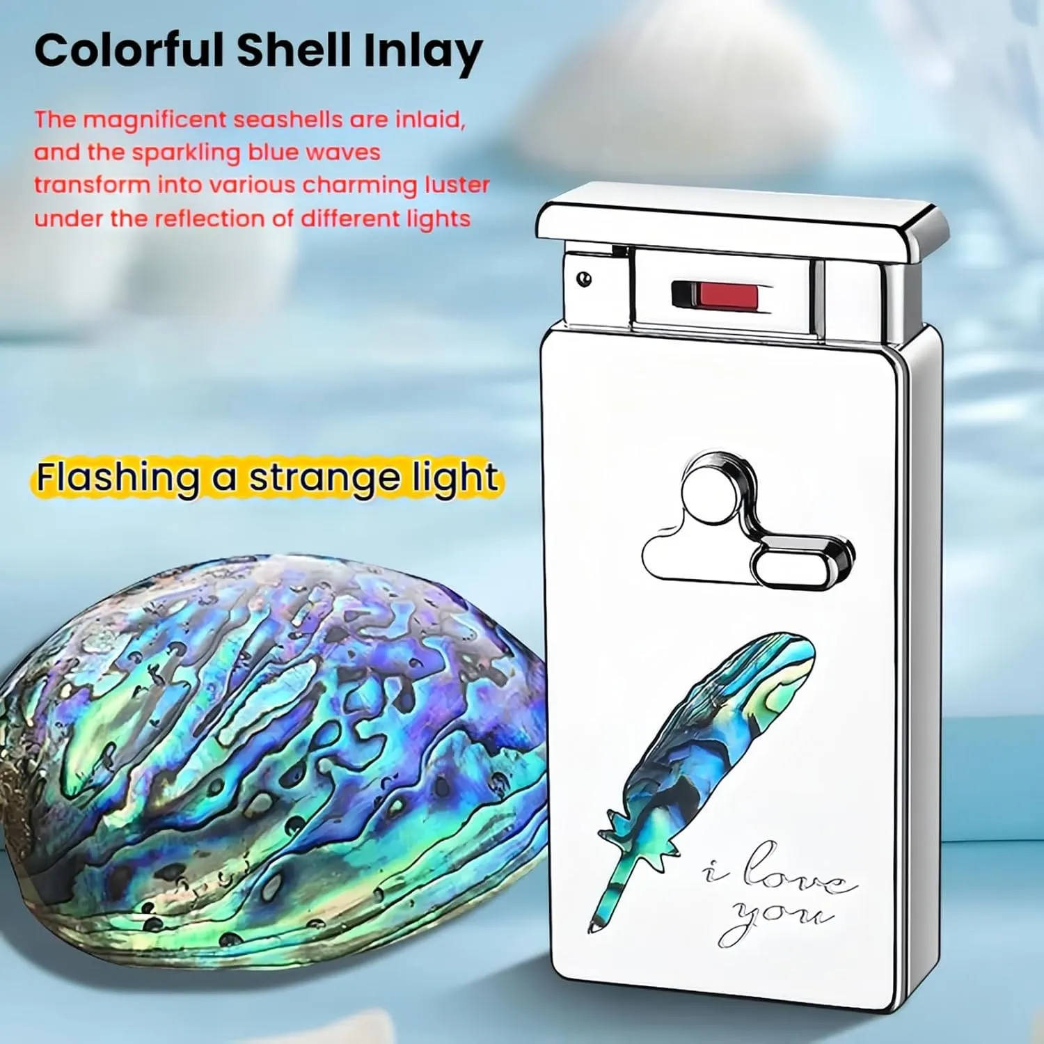 Smart Butane Torch Lighter, 5 Ignition Methods, Voice Controlled Dual Flame Lighter with Jet Blue Flame and Open Flame Options, Windproof Refillable Lighters (Without Gas) (Camel)