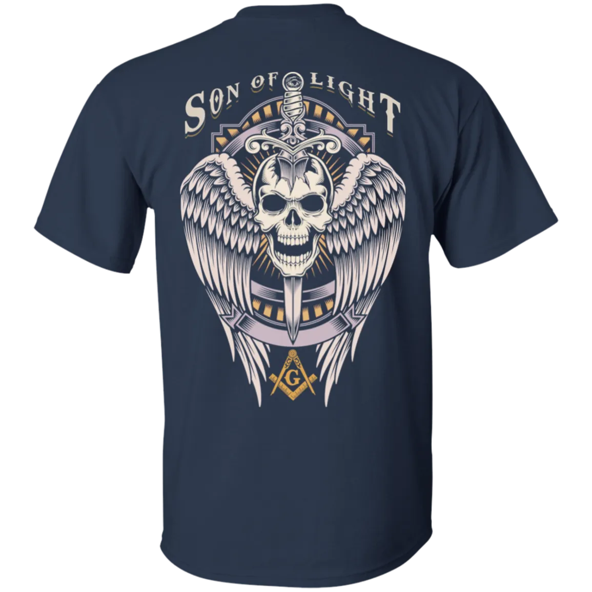 Son Of Light Freemason Square & Compass Symbol