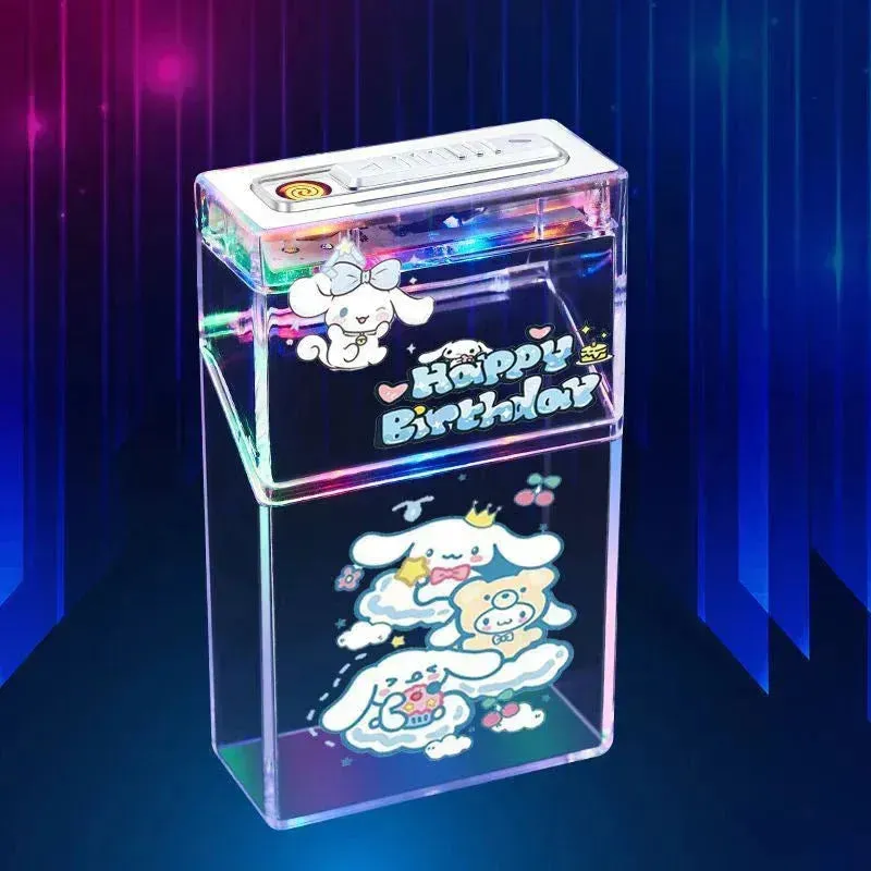 Sparkle Snug Sanrio Cigarette Case Lighter