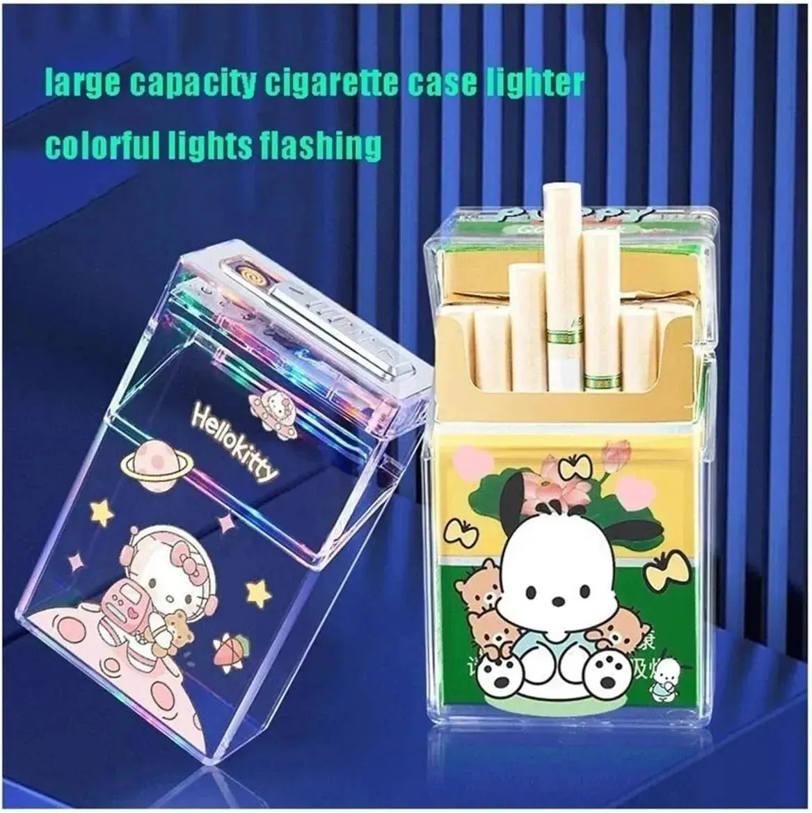 Sparkle Snug Sanrio Cigarette Case Lighter