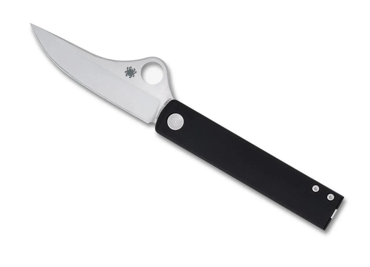 Spyderco Essenza 3.19" Plain Edge Folding Pocket Knife (C272ALBKP)