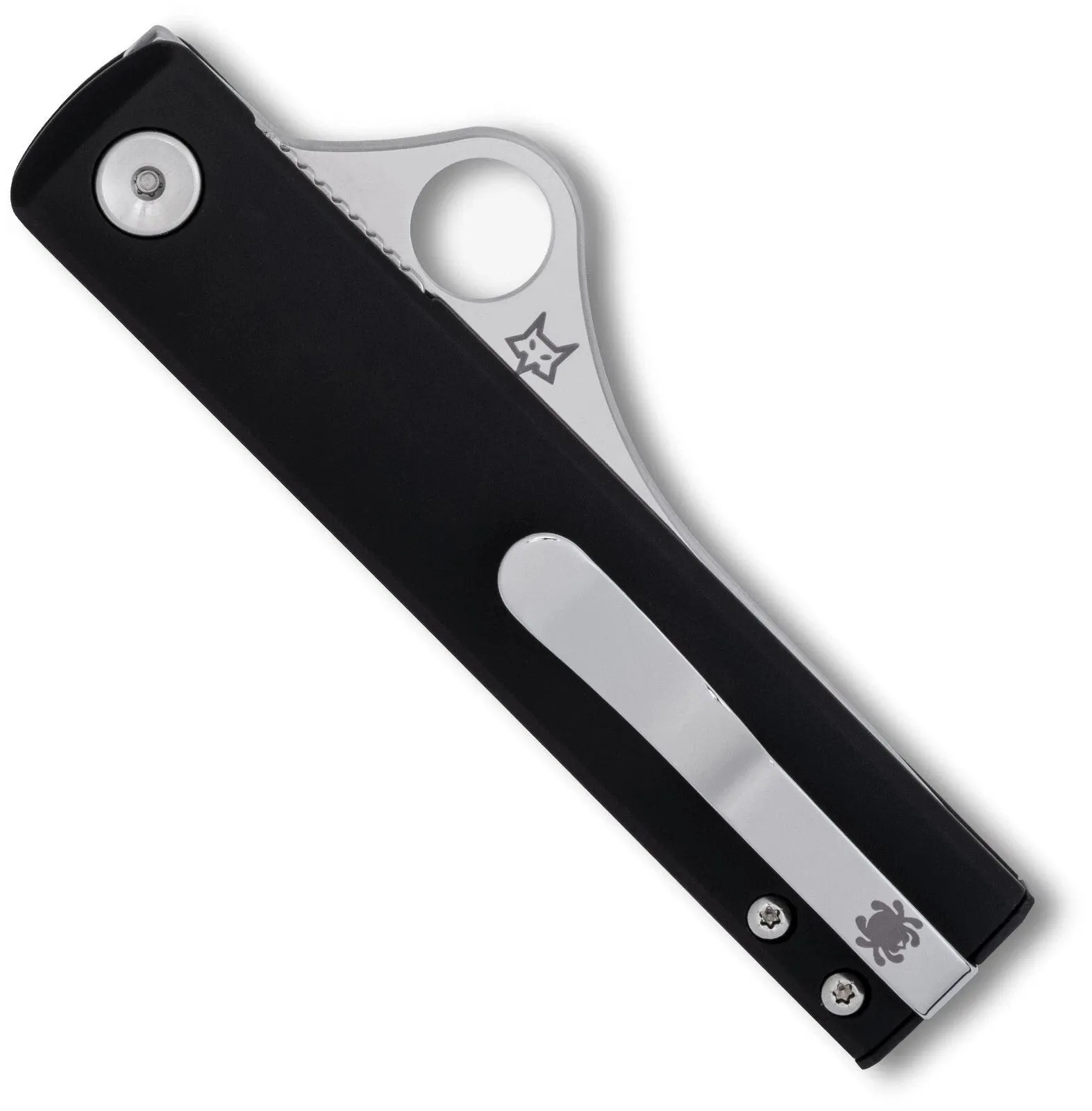 Spyderco Essenza 3.19" Plain Edge Folding Pocket Knife (C272ALBKP)