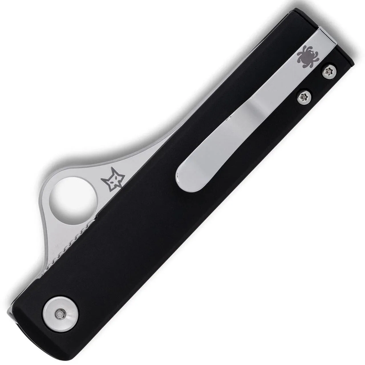 Spyderco Essenza 3.19" Plain Edge Folding Pocket Knife (C272ALBKP)