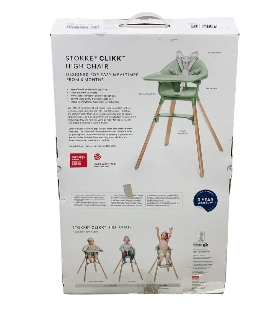 Stokke Clikk High Chair, Cloud Grey