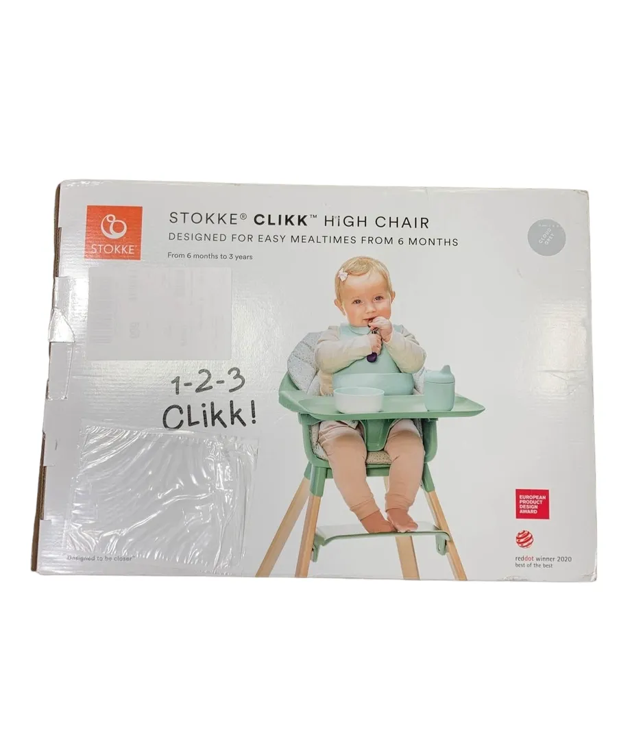 Stokke Clikk High Chair, Cloud Grey