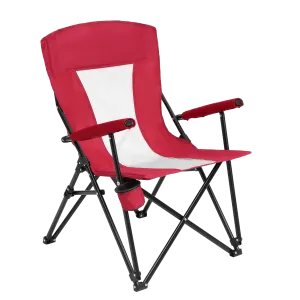 Streamdale steel folding chair red