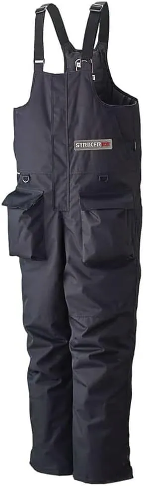 Striker Men's Trekker Durable Windproof Water-Resistant Insulated Outdoor Ice Fishing Bib with Sureflote Flotation Technology