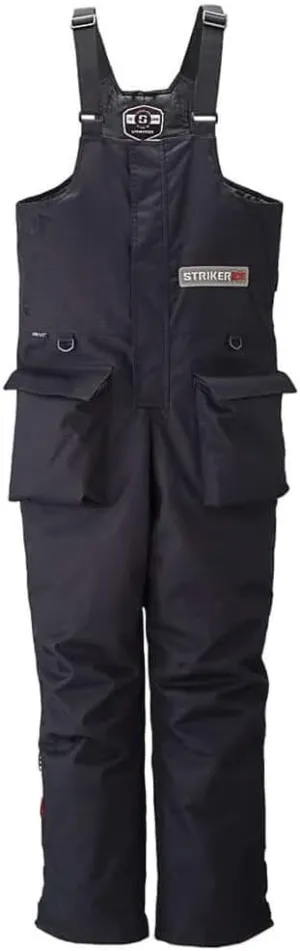 Striker Men's Trekker Durable Windproof Water-Resistant Insulated Outdoor Ice Fishing Bib with Sureflote Flotation Technology