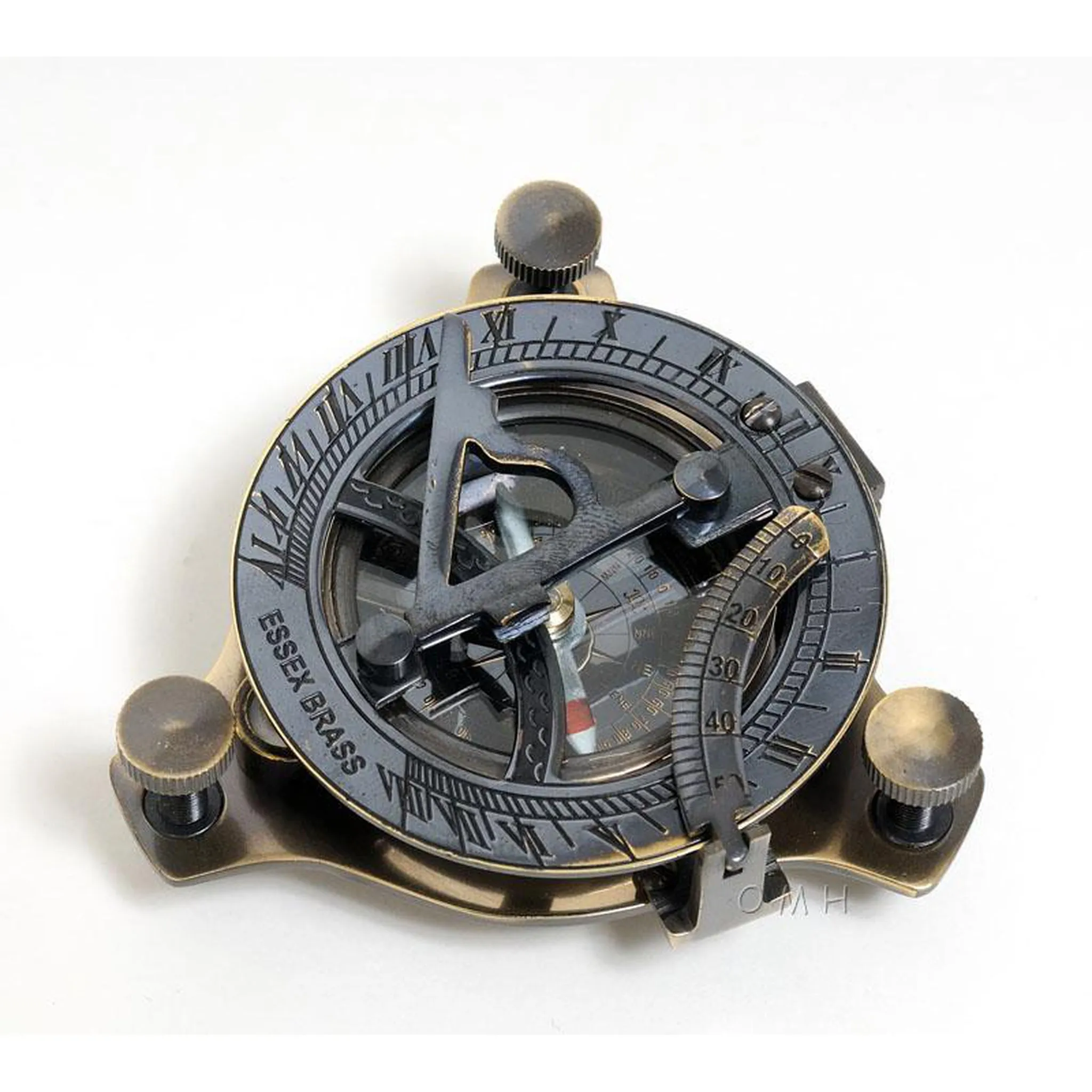 Sundial Compass in wood box (Small)