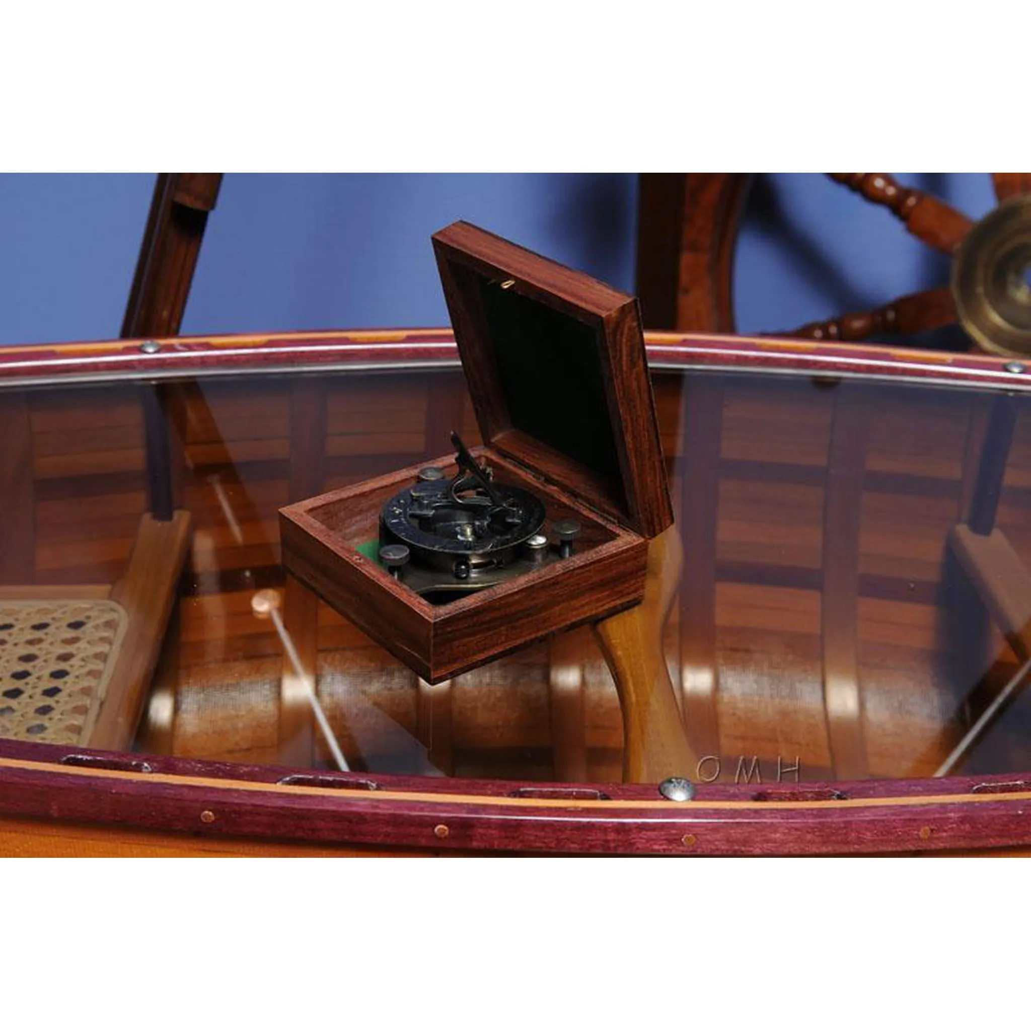 Sundial Compass in wood box (Small)