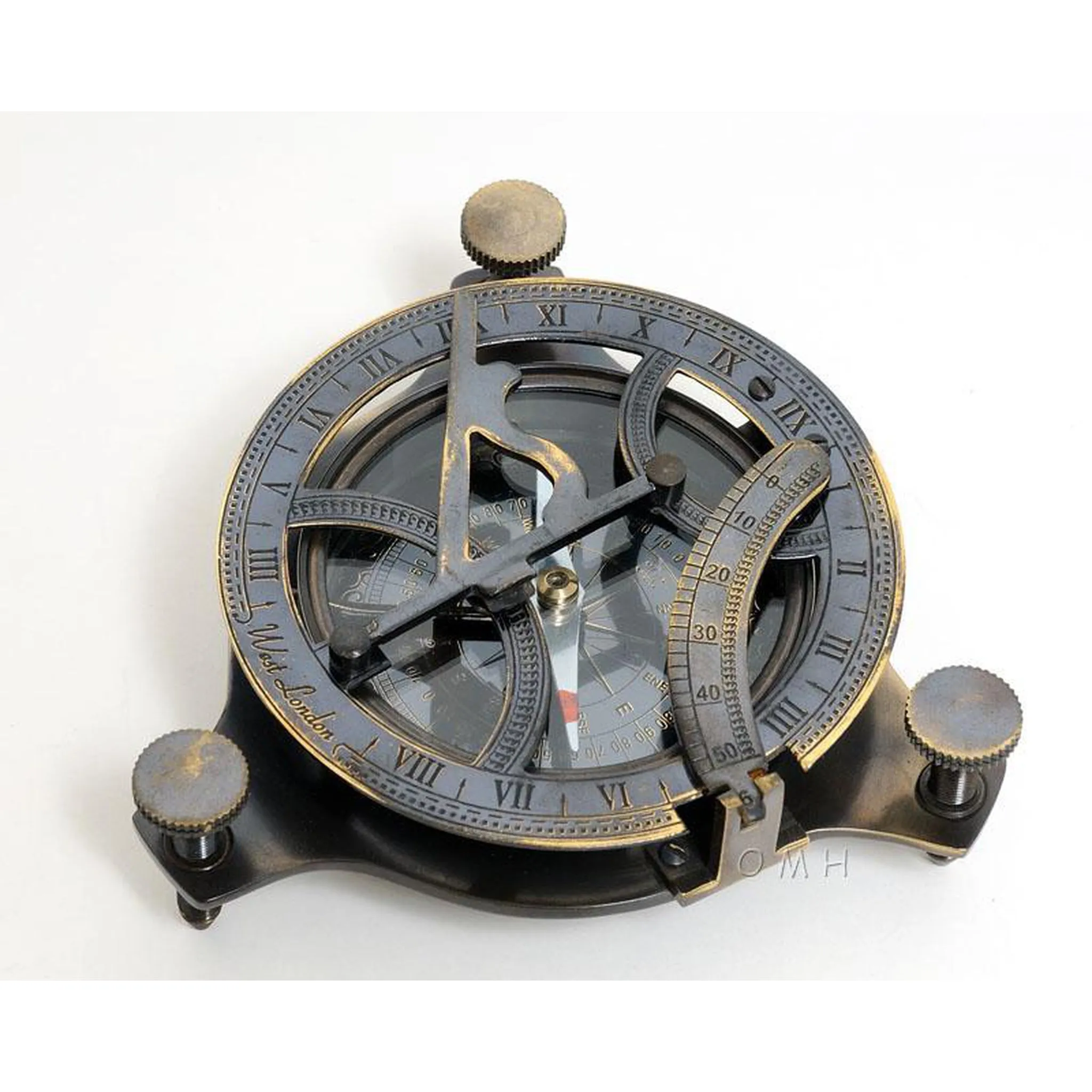 Sundial Compass in wood box (Small)