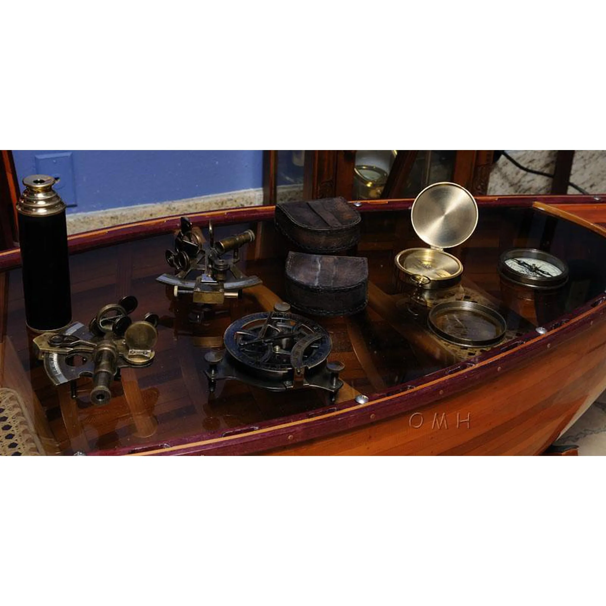 Sundial Compass in wood box (Small)