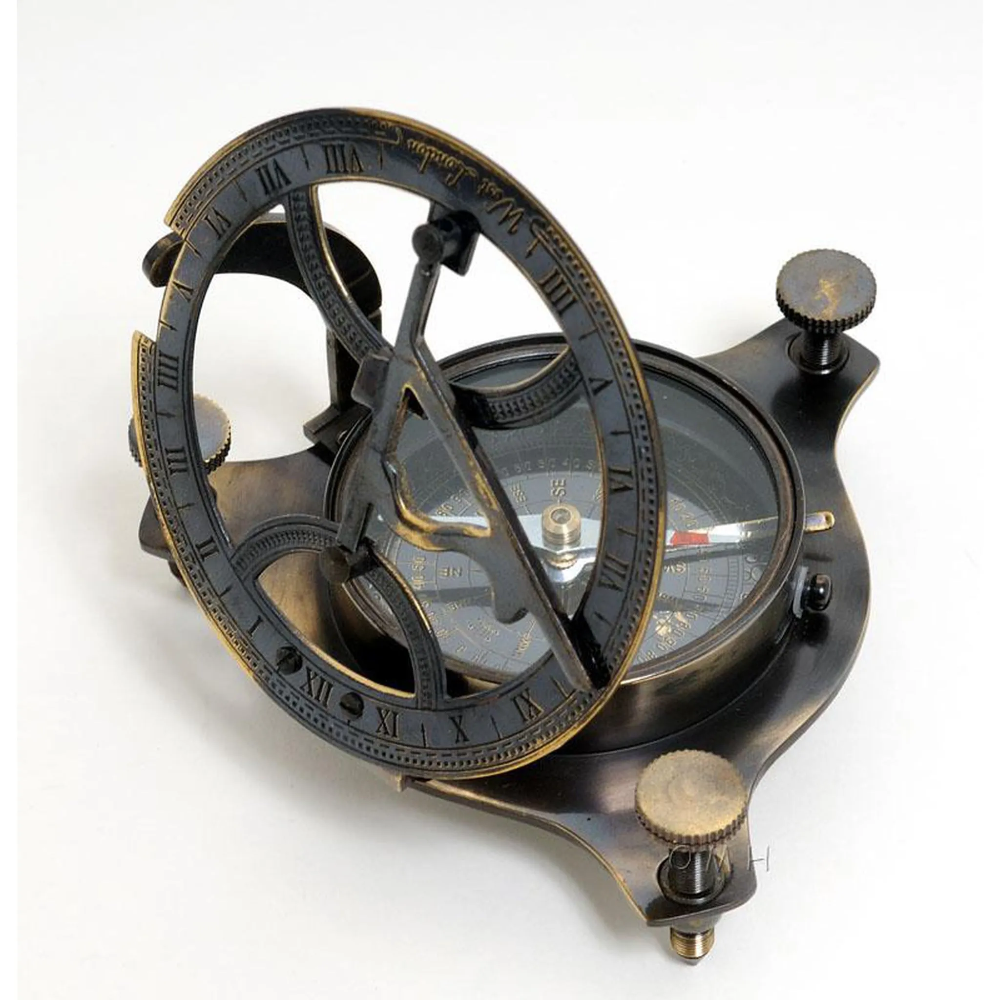 Sundial Compass in wood box (Small)
