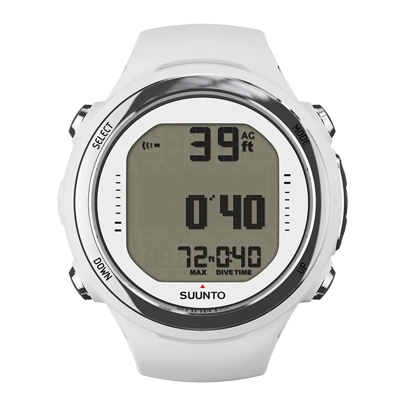 SUUNTO D4I NOVO
WHITE - USB CABLE AND EXTENSION STRAP SOLD SEPARATELY