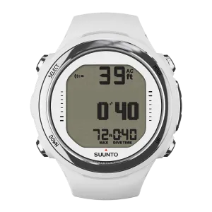 SUUNTO D4I NOVO
WHITE - USB CABLE AND EXTENSION STRAP SOLD SEPARATELY