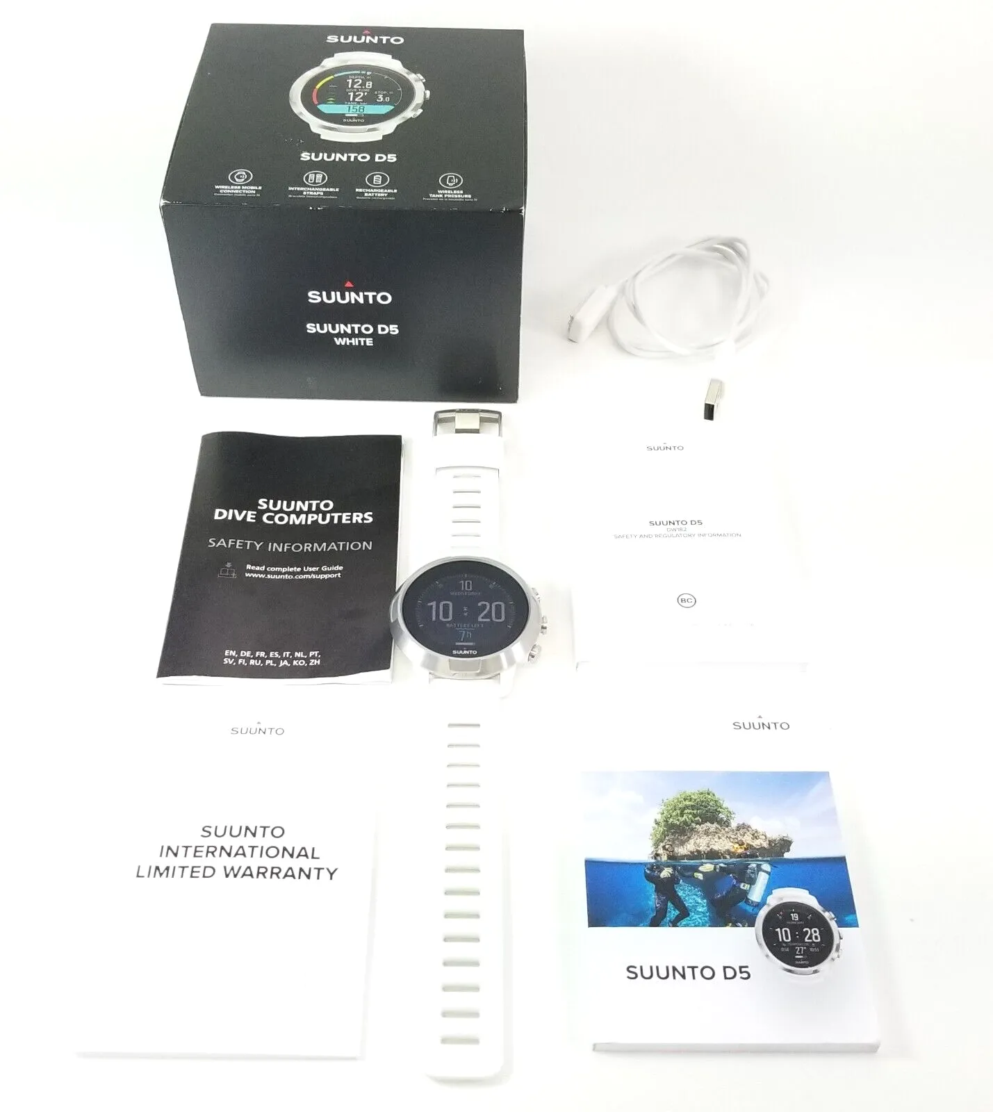 Suunto D5 OLED Bluetooth Wrist Watch Scuba Dive Computer Wireless Digital Compas