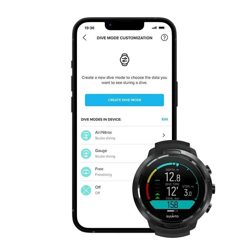 Suunto D5 OLED Bluetooth Wrist Watch Scuba Dive Computer Wireless Digital Compas
