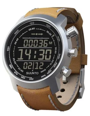 Suunto Elementum Terra - Brown Leather Strap - Altimeter - Barometer - Compass