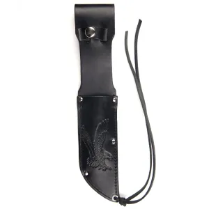 SV610-42B - Survival Knife Case- Black w/ Flying Eagle