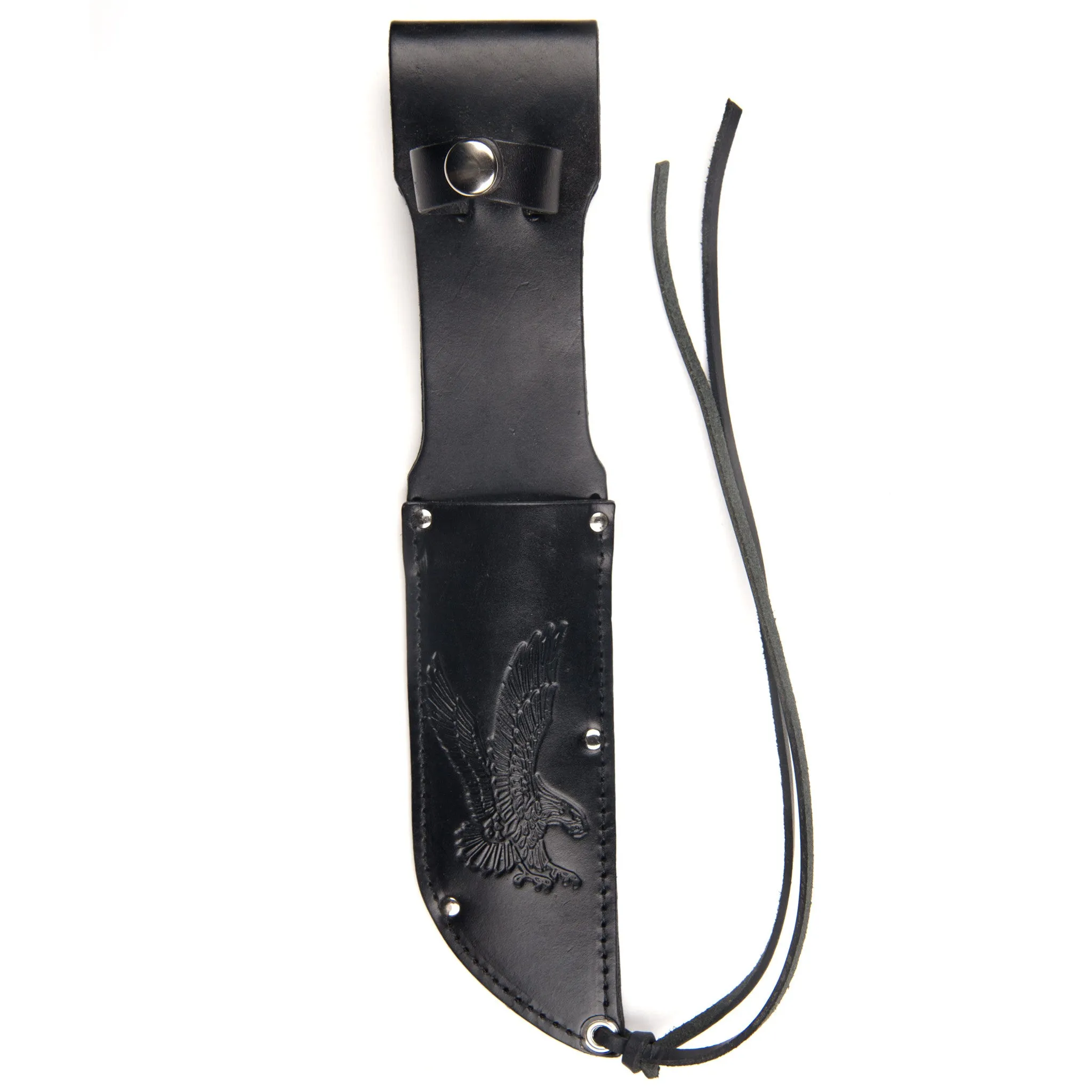 SV610-42B - Survival Knife Case- Black w/ Flying Eagle