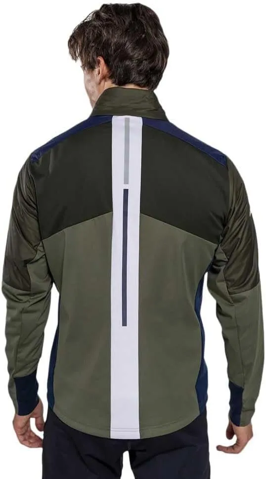 Swix Men's Dynamic Hybrid Breathable Windproof Active Outdoor Cross Country Skiing Winter Sports Insulated Jacket
