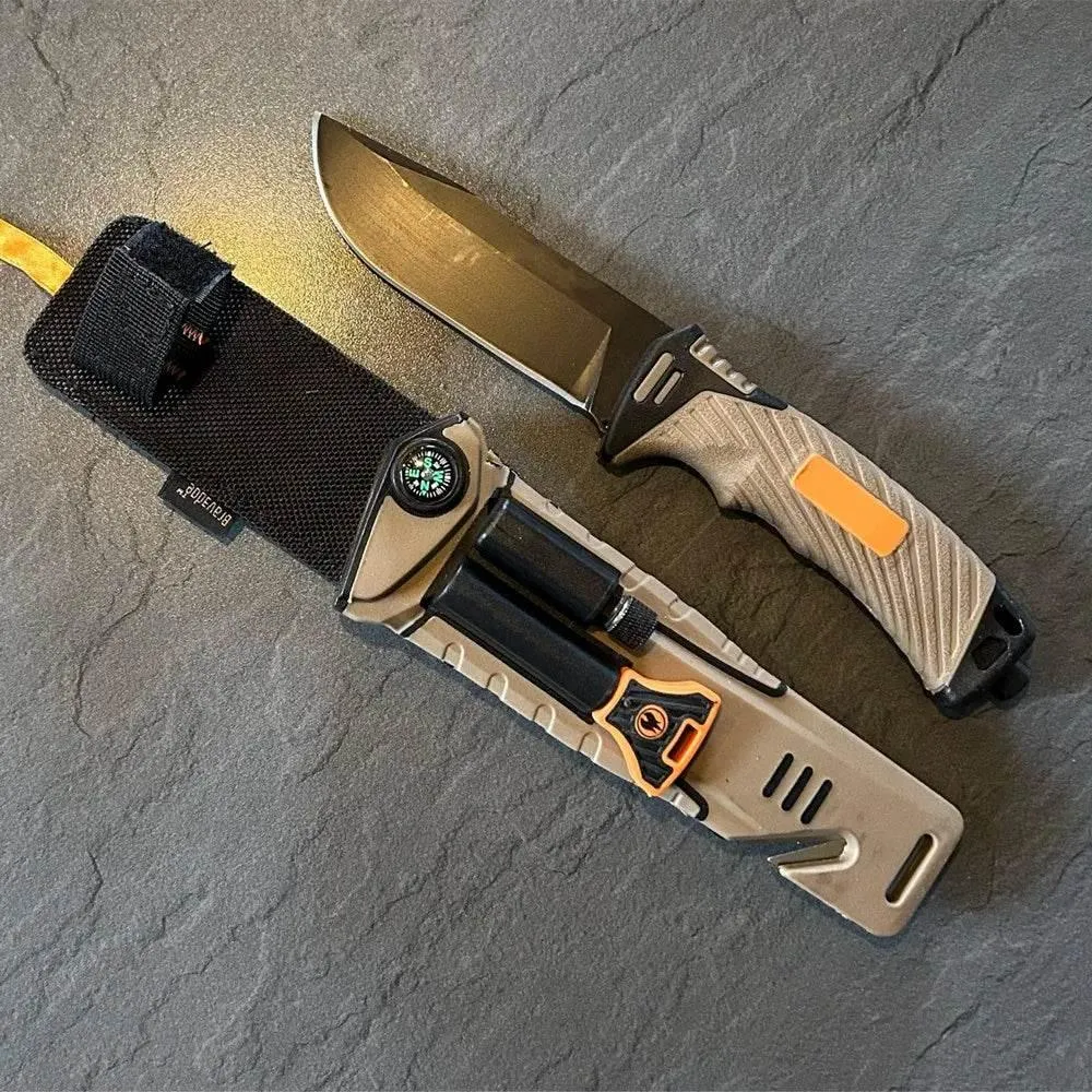 Tactical Survival Knife - Military Edged Tool for Outdoor Use