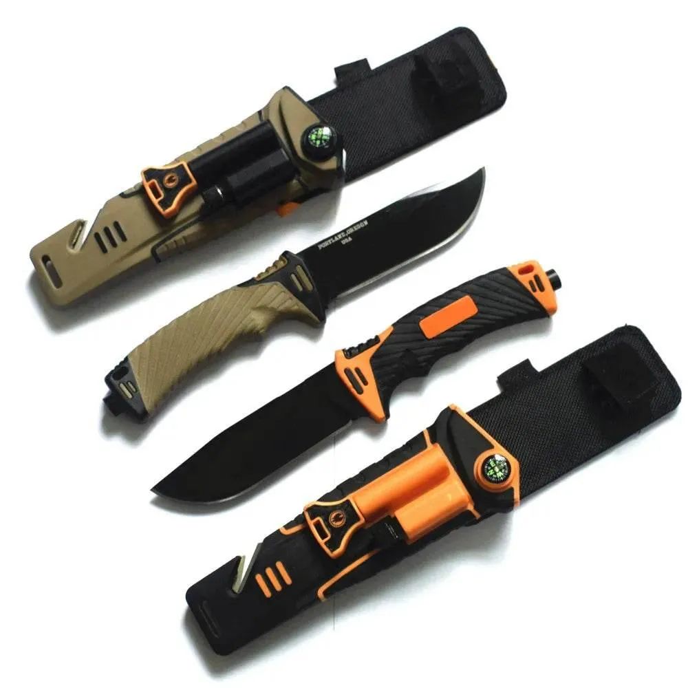 Tactical Survival Knife - Military Edged Tool for Outdoor Use
