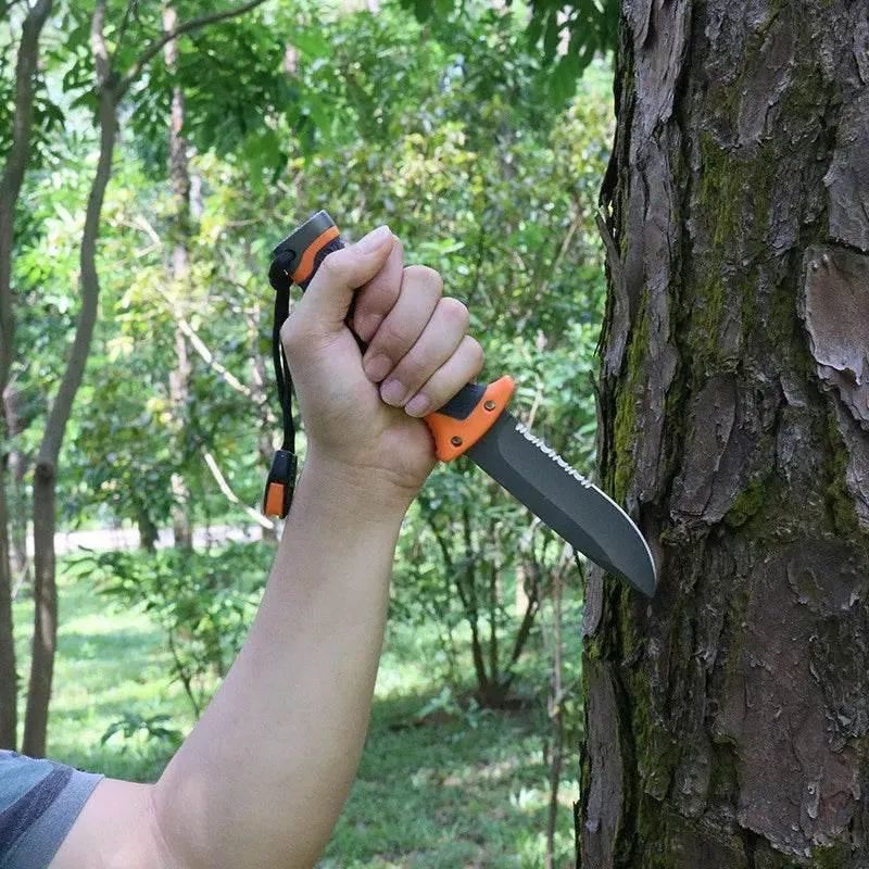 Tactical Survival Knife - Military Edged Tool for Outdoor Use