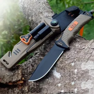 Tactical Survival Knife - Military Edged Tool for Outdoor Use
