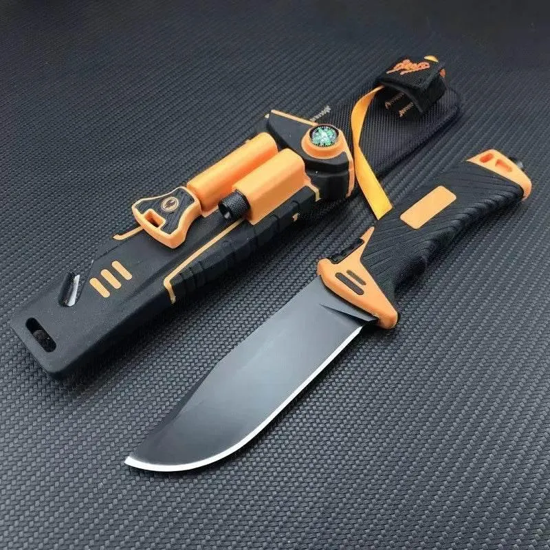 Tactical Survival Knife - Military Edged Tool for Outdoor Use