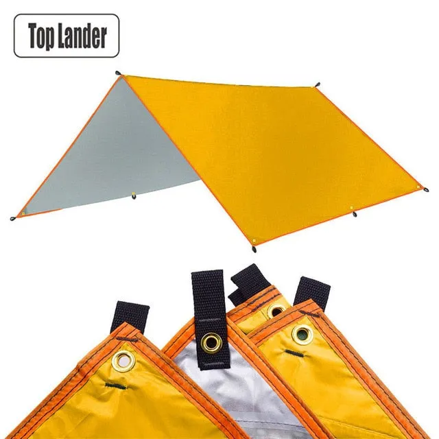 Tarp Hammock 4x3m Garden Awning Sun Shelter Beach Top-quality at low price Canopy Shade Safe transactions Fly Sunshade Ultralight Tent Outdoor Waterproof Rain 3x3m Camping