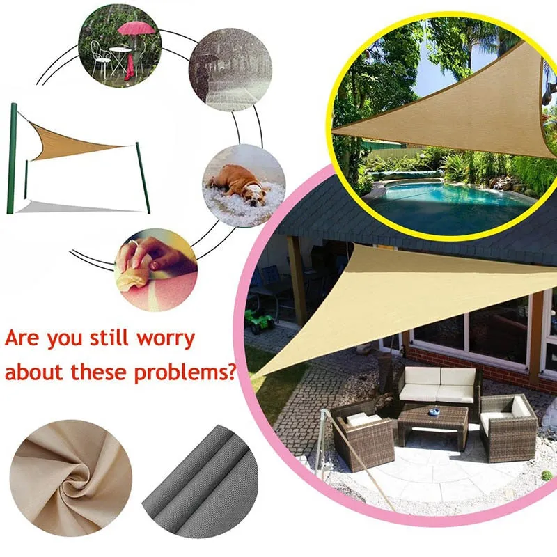Tarp triangle tent