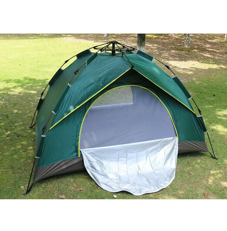 Tent Camping Pop Up Tent - 3-4 People Waterproof Outdoor Canopy