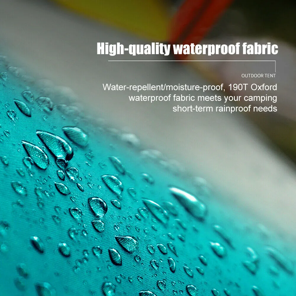 Tent Camping Pop Up Tent - 3-4 People Waterproof Outdoor Canopy