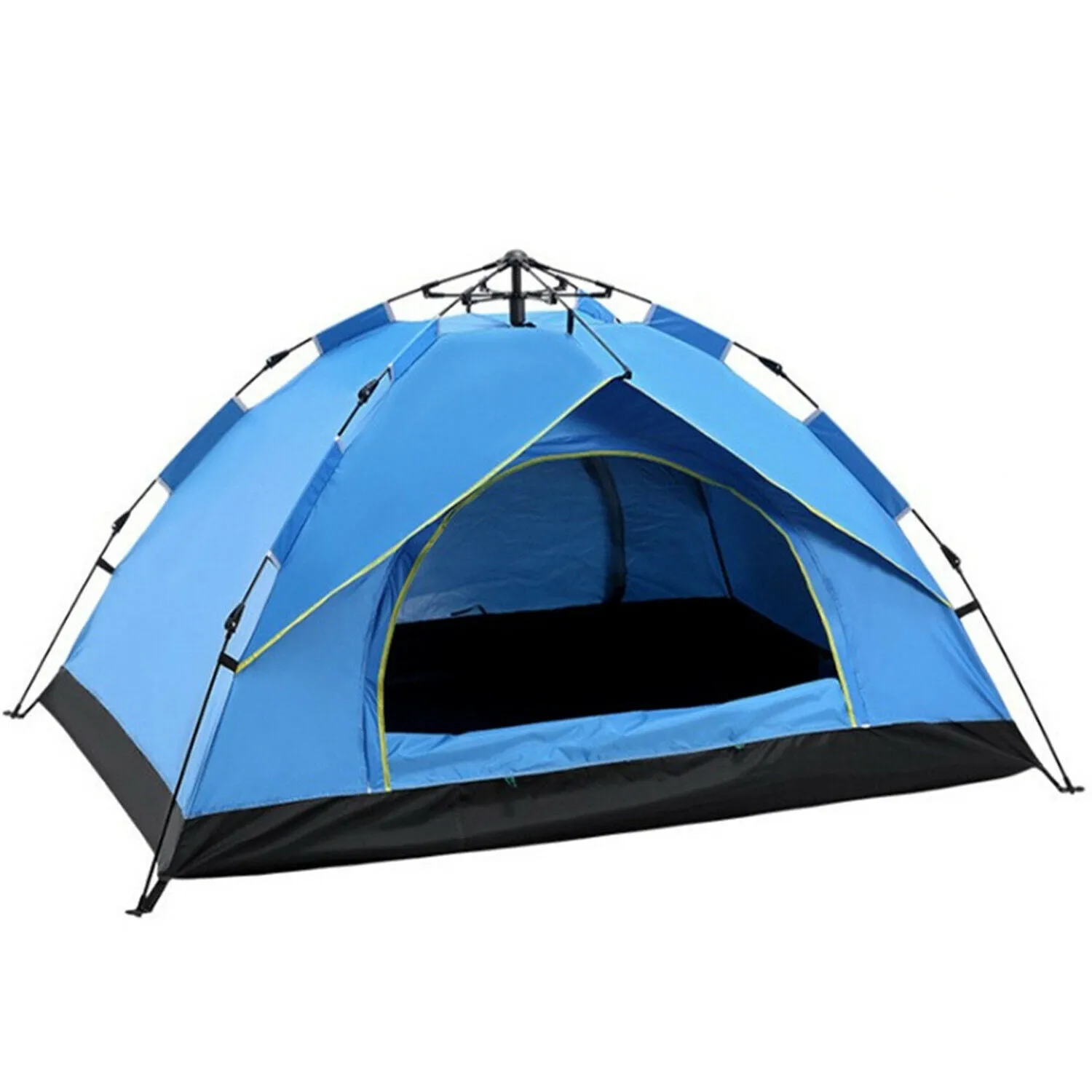 Tent Camping Pop Up Tent - 3-4 People Waterproof Outdoor Canopy