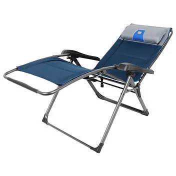 Timber Ridge Zero Gravity Lounger - Dark Blue