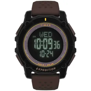 Timex Expedition Ridge Solar 49mm Black Brown