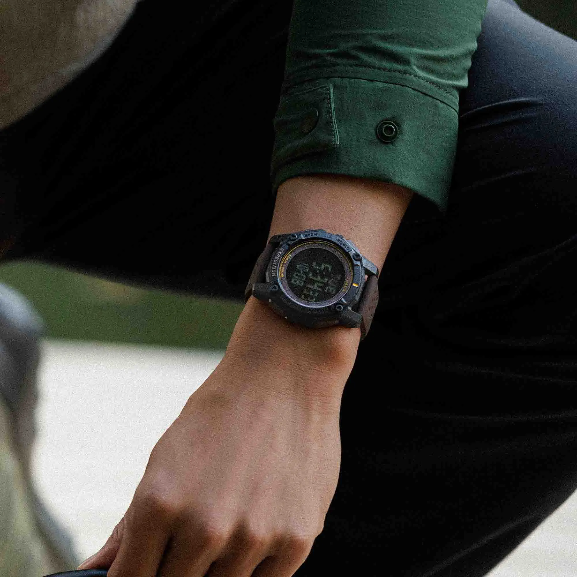 Timex Expedition Ridge Solar 49mm Black Brown