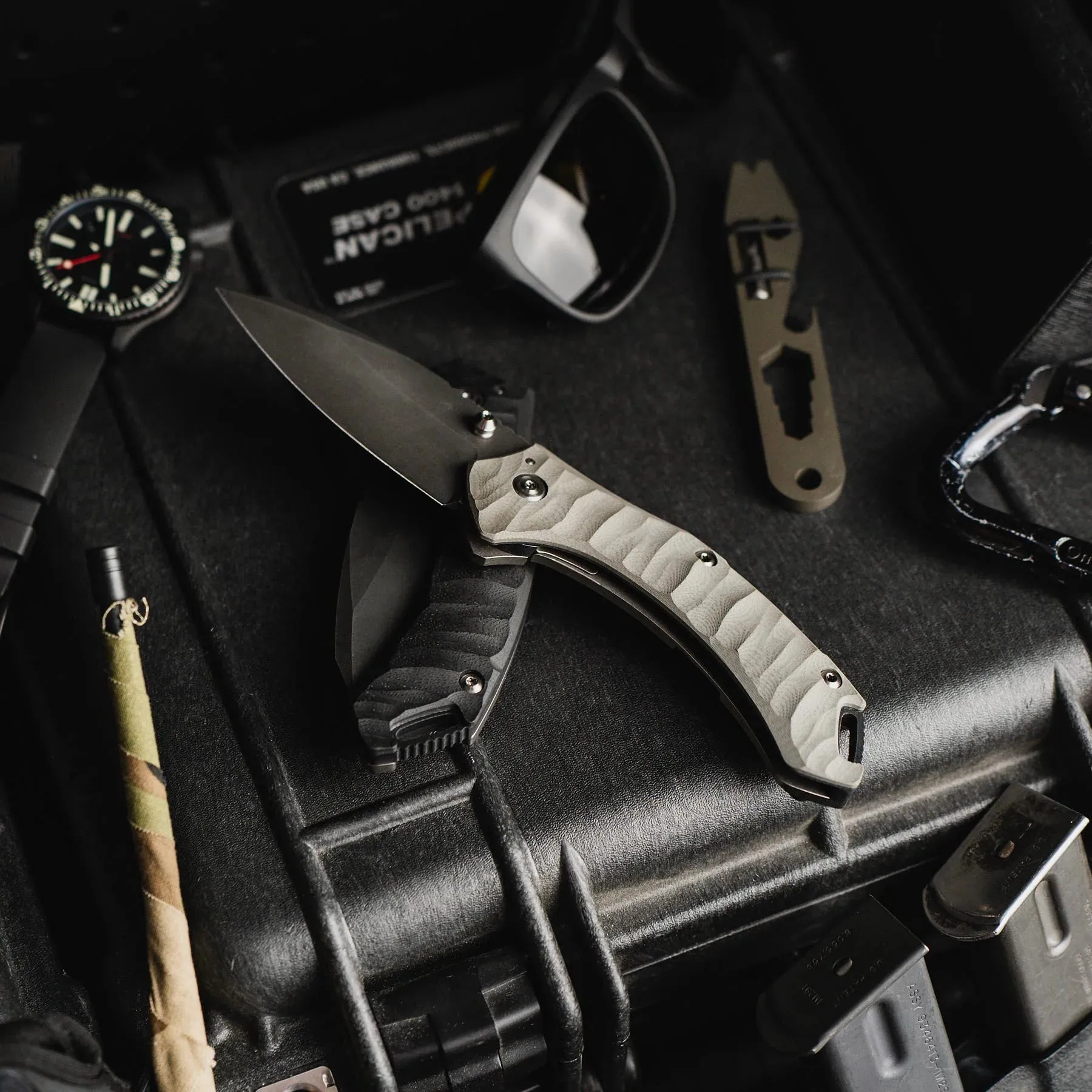 Toor XT1 Charlie Carbon 3.25" Folding Pocket Knife (850049642002)