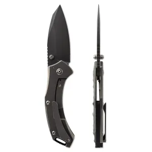 Toor XT1 Charlie Stealth 3.25" Folding Pocket Knife (850049642019)