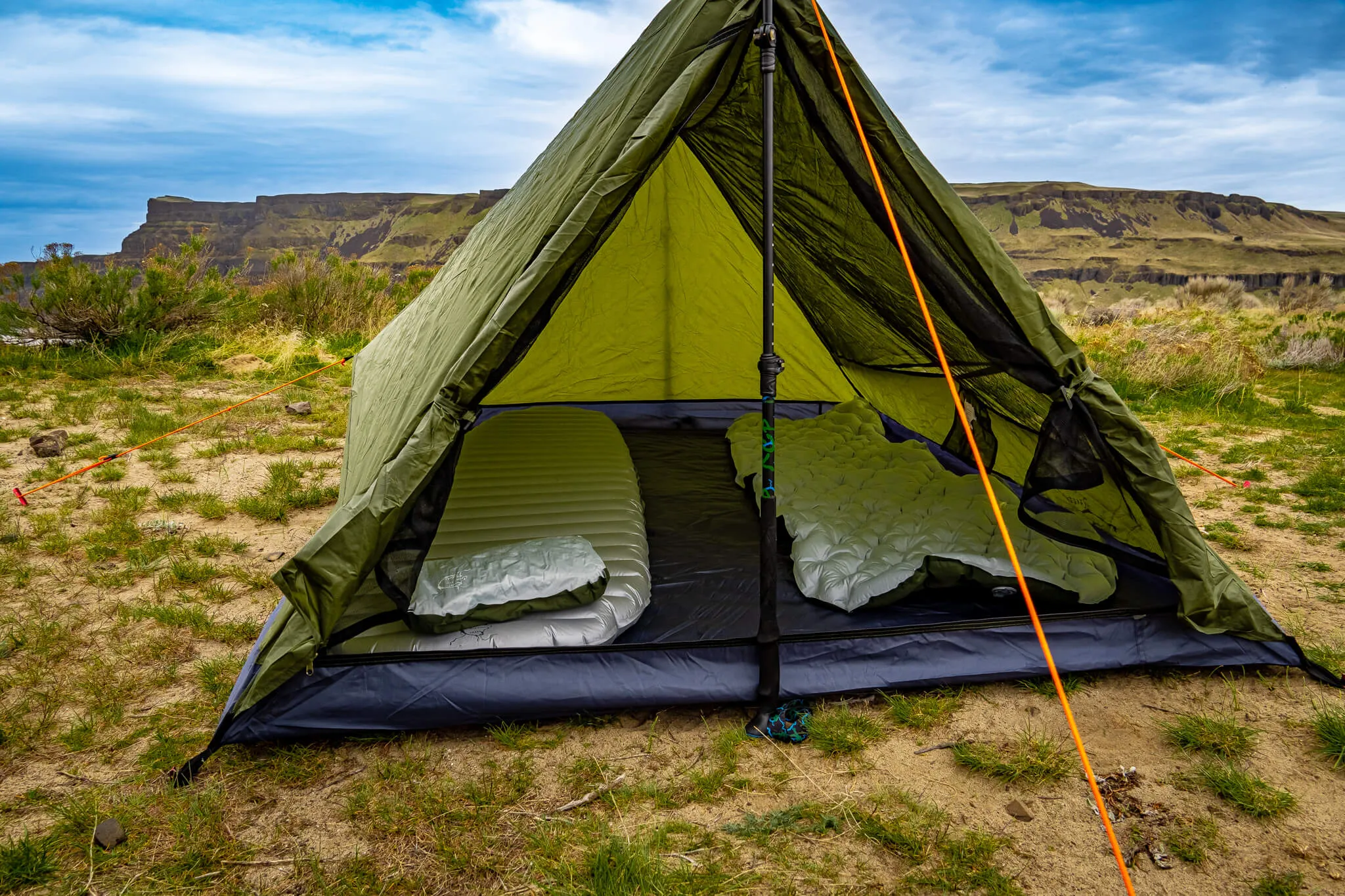 Trekker Tent 2.2, 2-Person Trekking Pole Tent for Backpacking and Camping