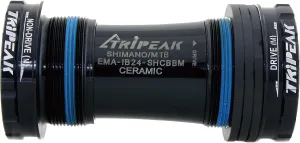 TRiPEAK Bottom Bracket BSA/ITA/C60/CR1/T47, with Ceramic Bearings for 24mm Shimano Hollowtech II Road/MTB Cranksets, Threaded BB Compatible with Trek, Giant, Specialized, Canyon, Campagnolo Frame