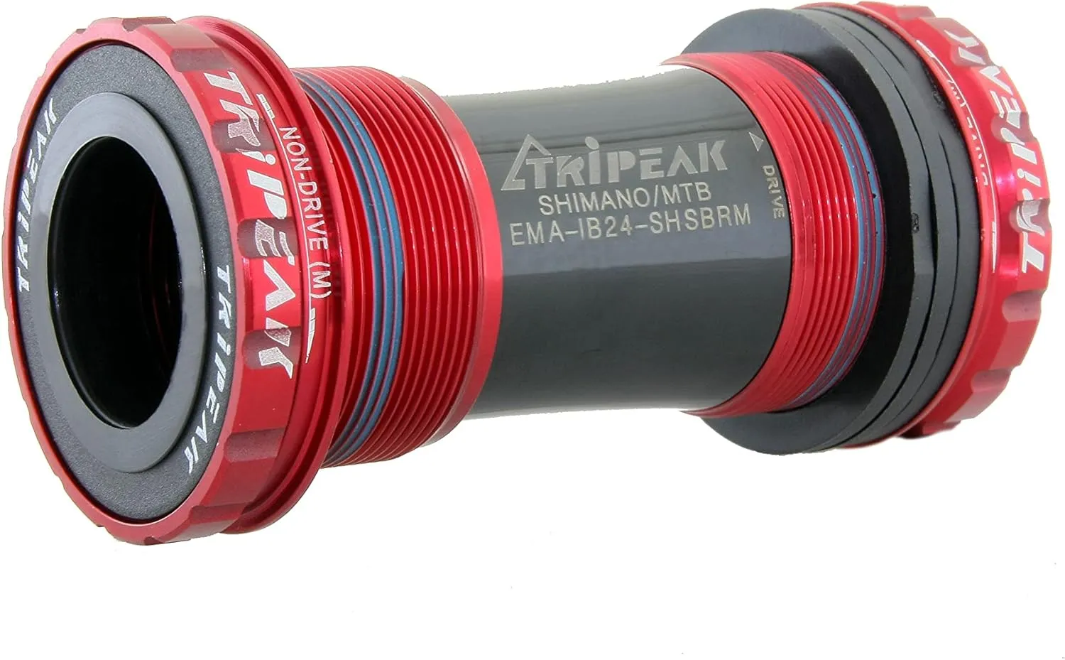 TRiPEAK Bottom Bracket BSA/ITA/C60/CR1/T47, with Steel Bearings for 24mm Shimano Hollowtech II Road/MTB Cranksets, Threaded BB Compatible with Trek, Giant, Specialized, Canyon, Campagnolo Frame