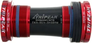 TRiPEAK Bottom Bracket BSA/ITA/C60/CR1/T47, with Steel Bearings for 24mm Shimano Hollowtech II Road/MTB Cranksets, Threaded BB Compatible with Trek, Giant, Specialized, Canyon, Campagnolo Frame