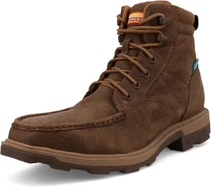 Twisted X Men's 6" UltraLite X Work Boot, Moc Toe Nano Toe with UltraLite X