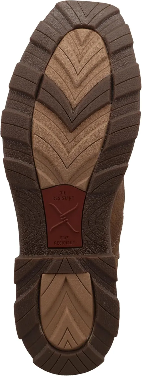 Twisted X Men's 6" UltraLite X Work Boot, Moc Toe Nano Toe with UltraLite X