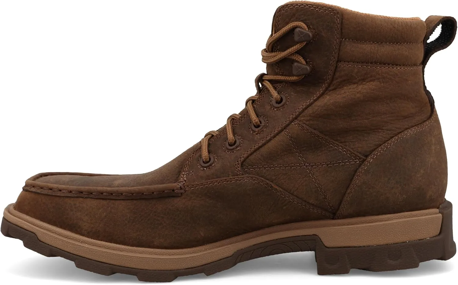Twisted X Men's 6" UltraLite X Work Boot, Moc Toe Nano Toe with UltraLite X