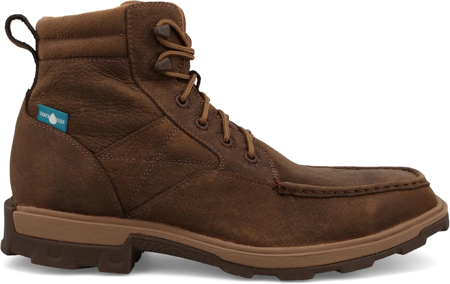 Twisted X Men's 6" UltraLite X Work Boot, Moc Toe Nano Toe with UltraLite X